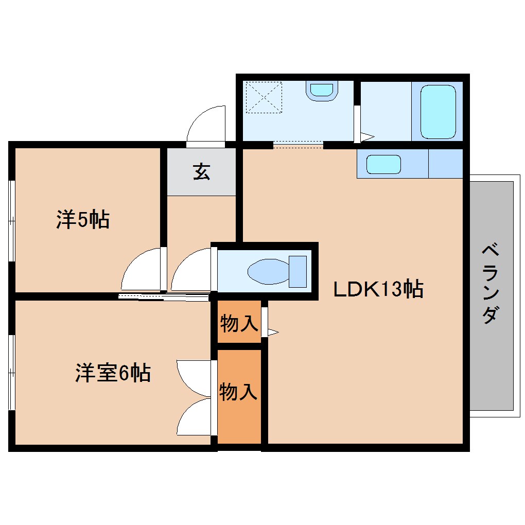 大和高田駅 バス10分  大垣内下車：停歩6分 1階の物件間取画像