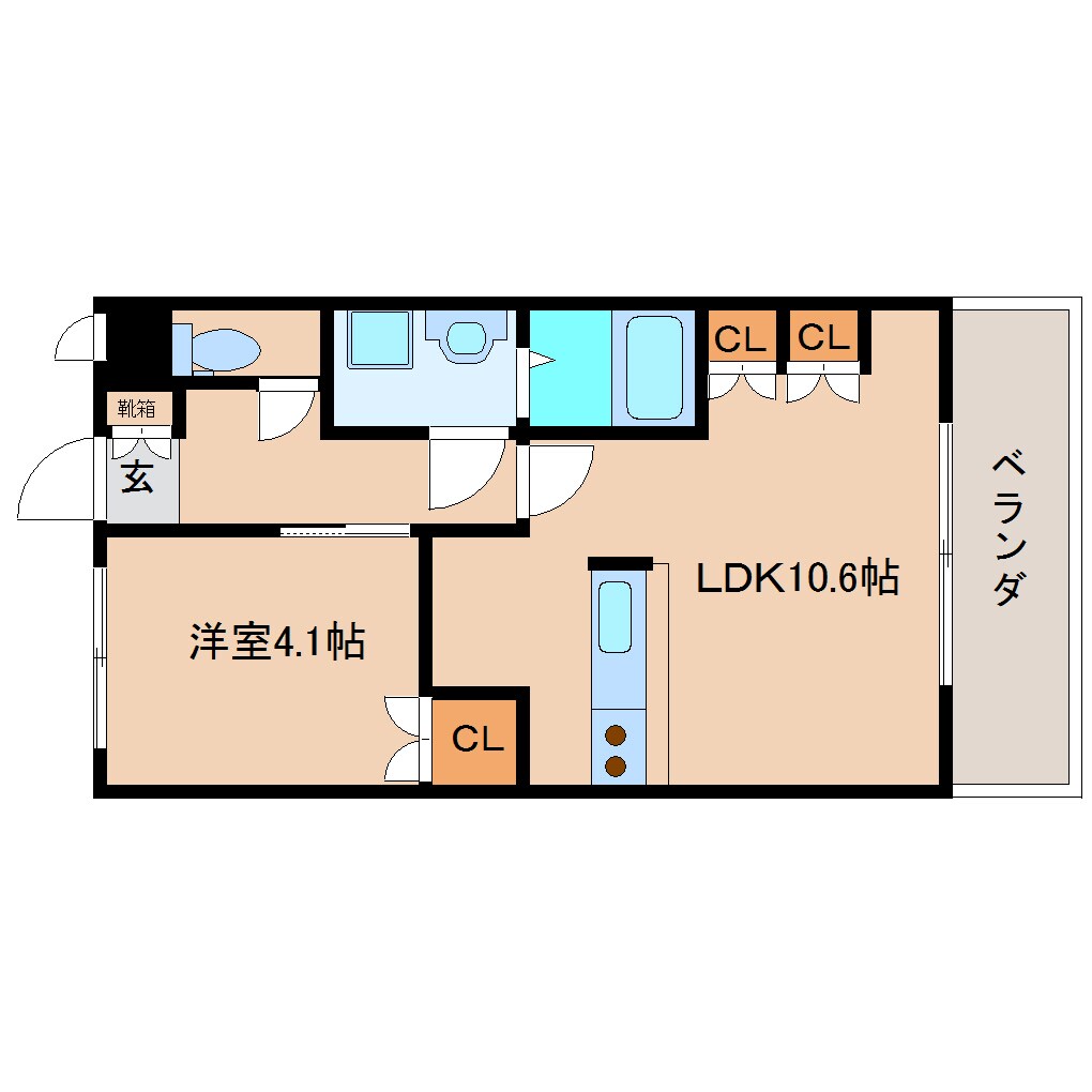 高田市駅 徒歩18分 2階の物件間取画像