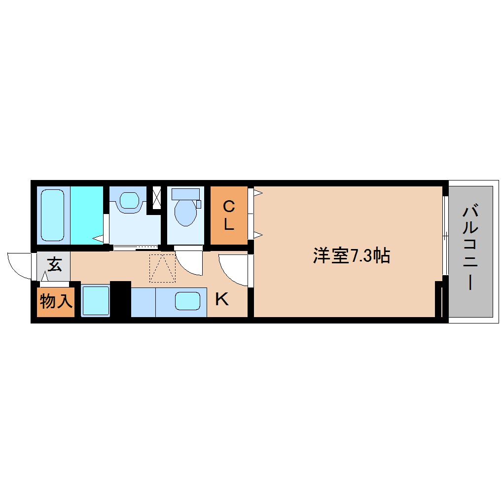 大和高田駅 徒歩15分 1階の物件間取画像