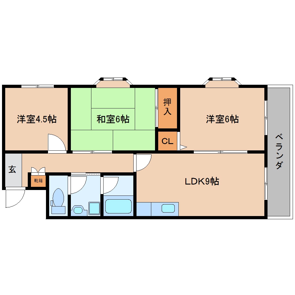 高田市駅 徒歩8分 1階の物件間取画像