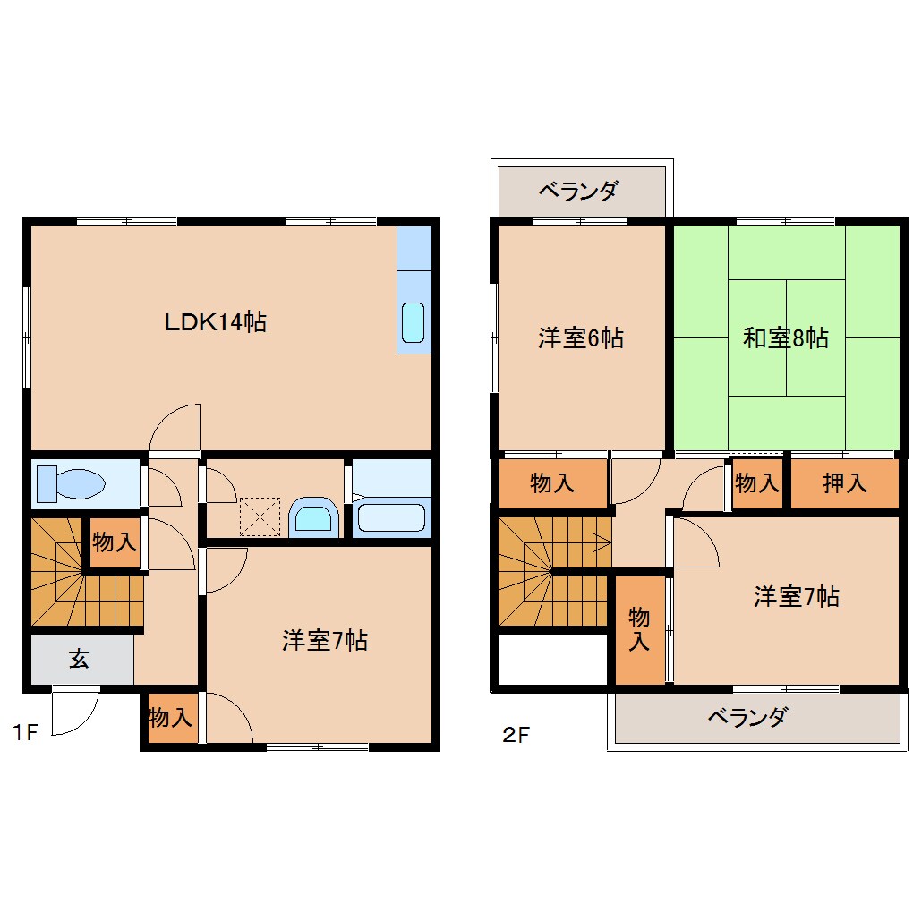 橿原神宮前駅 徒歩11分 1階の物件間取画像