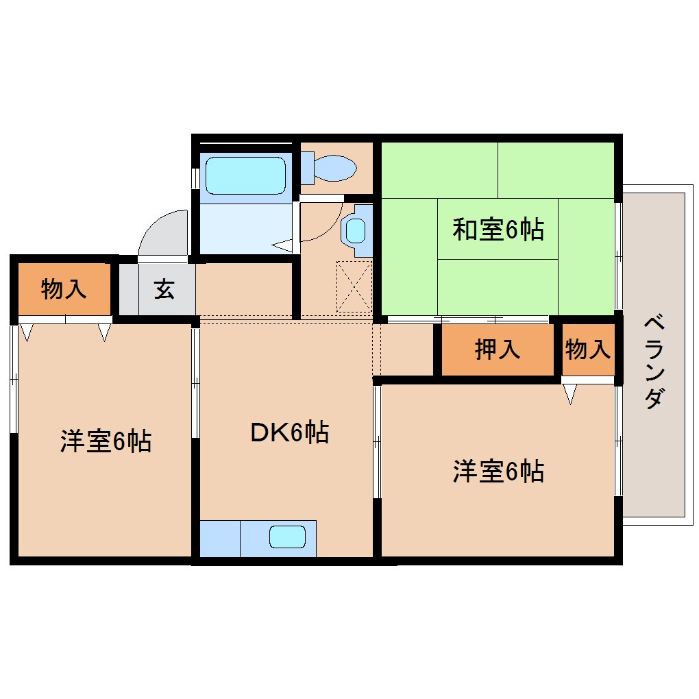 田原本駅 徒歩10分 2階の物件間取画像