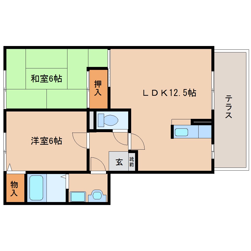 橿原神宮前駅 徒歩10分 1階の物件間取画像
