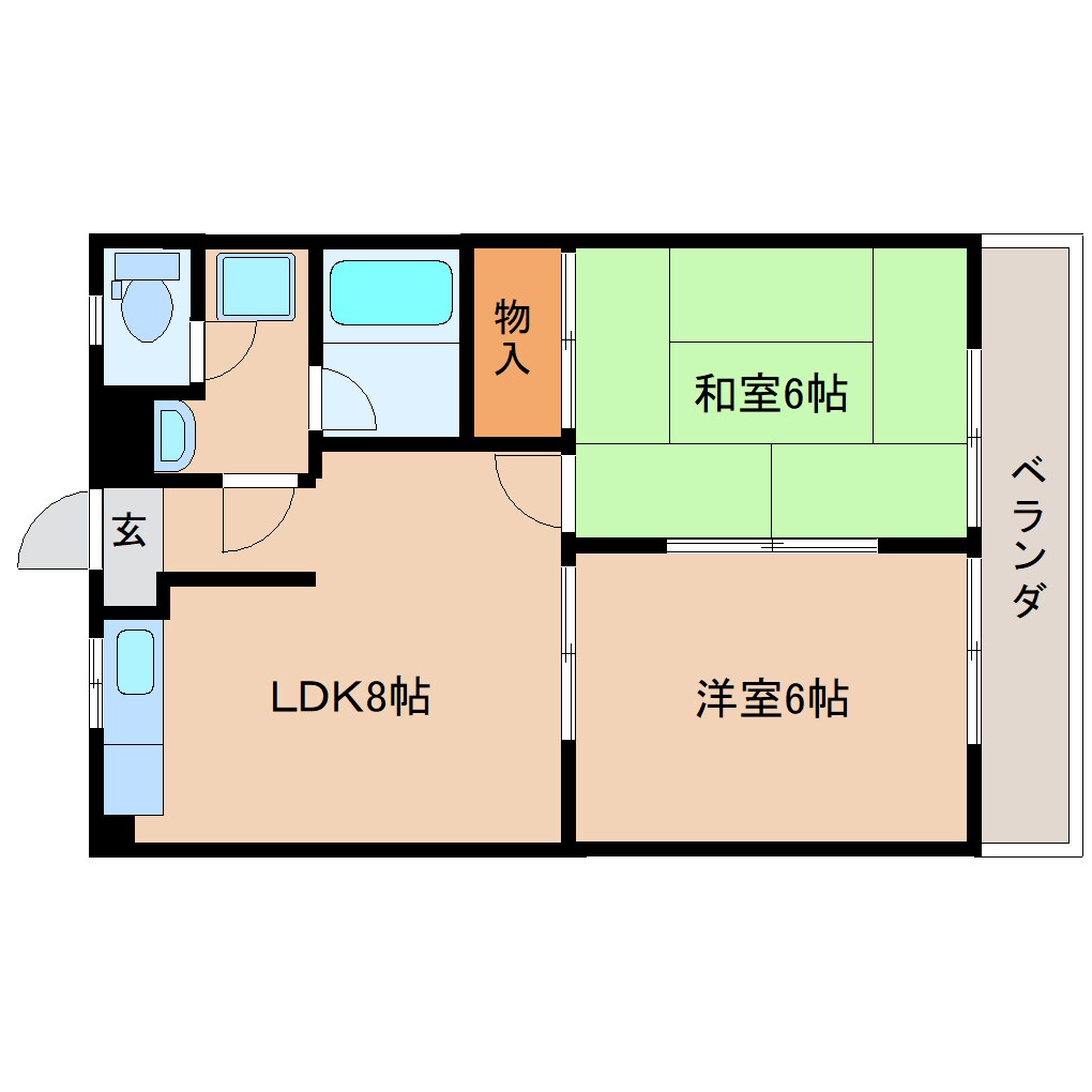 田原本駅 徒歩12分 2階の物件間取画像