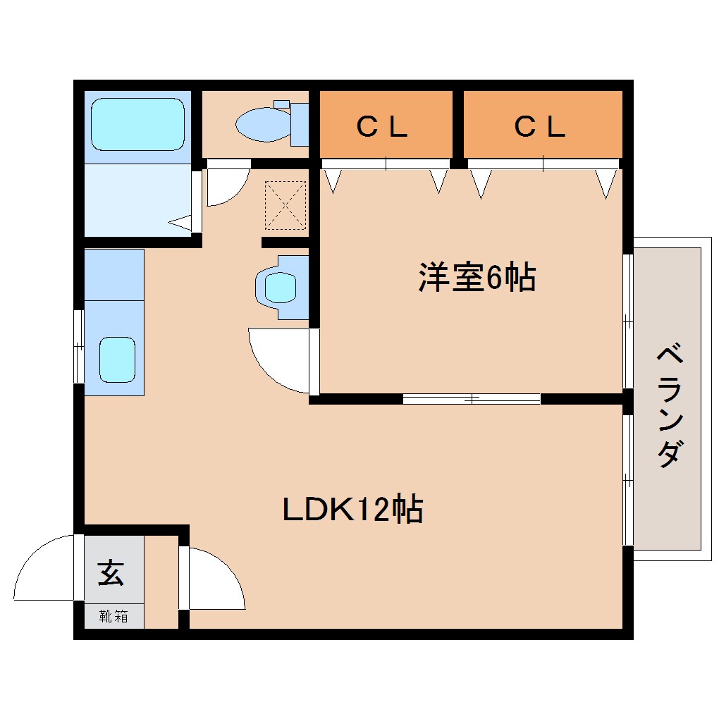 八木西口駅 徒歩15分 2階の物件間取画像