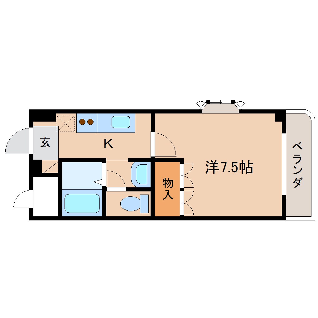 大和八木駅 バス8分  五井下車：停歩2分 2階の物件間取画像