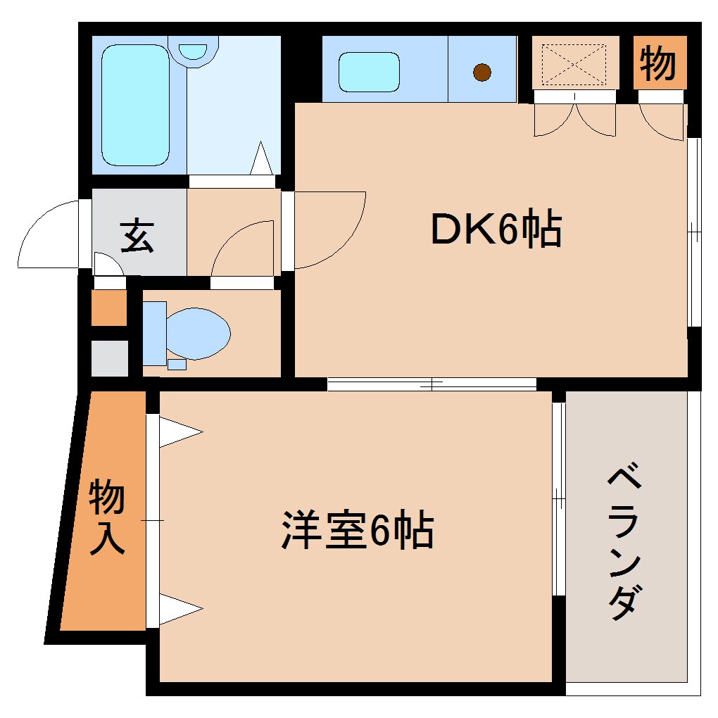 橿原神宮前駅 徒歩2分 3階の物件間取画像