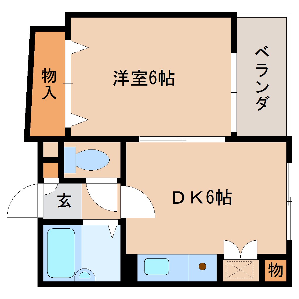 橿原神宮前駅 徒歩2分 3階の物件間取画像