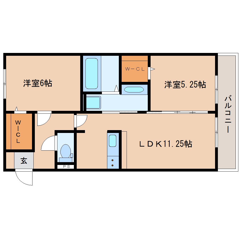 大和八木駅 徒歩7分 3階の物件間取画像