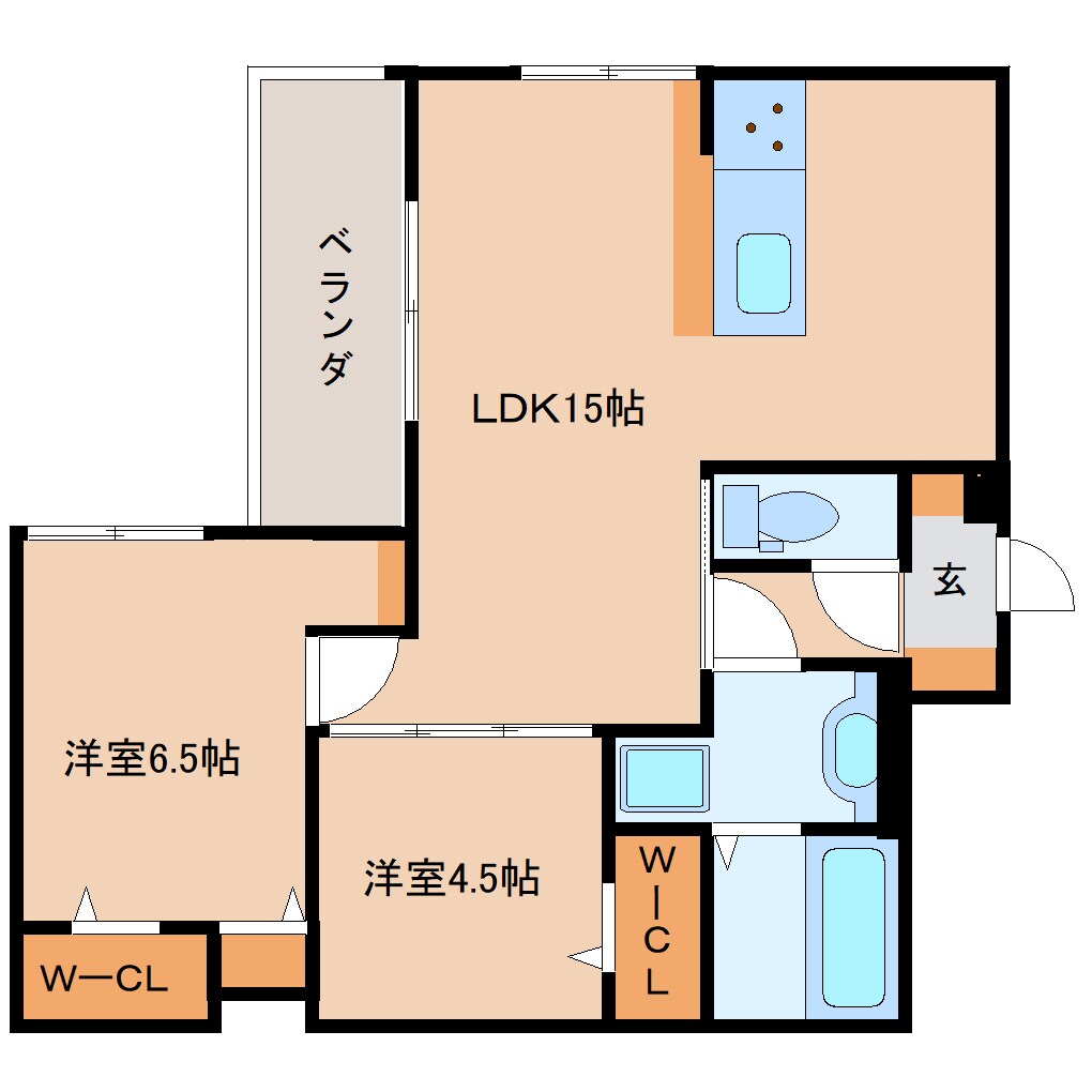 田原本駅 徒歩14分 3階の物件間取画像