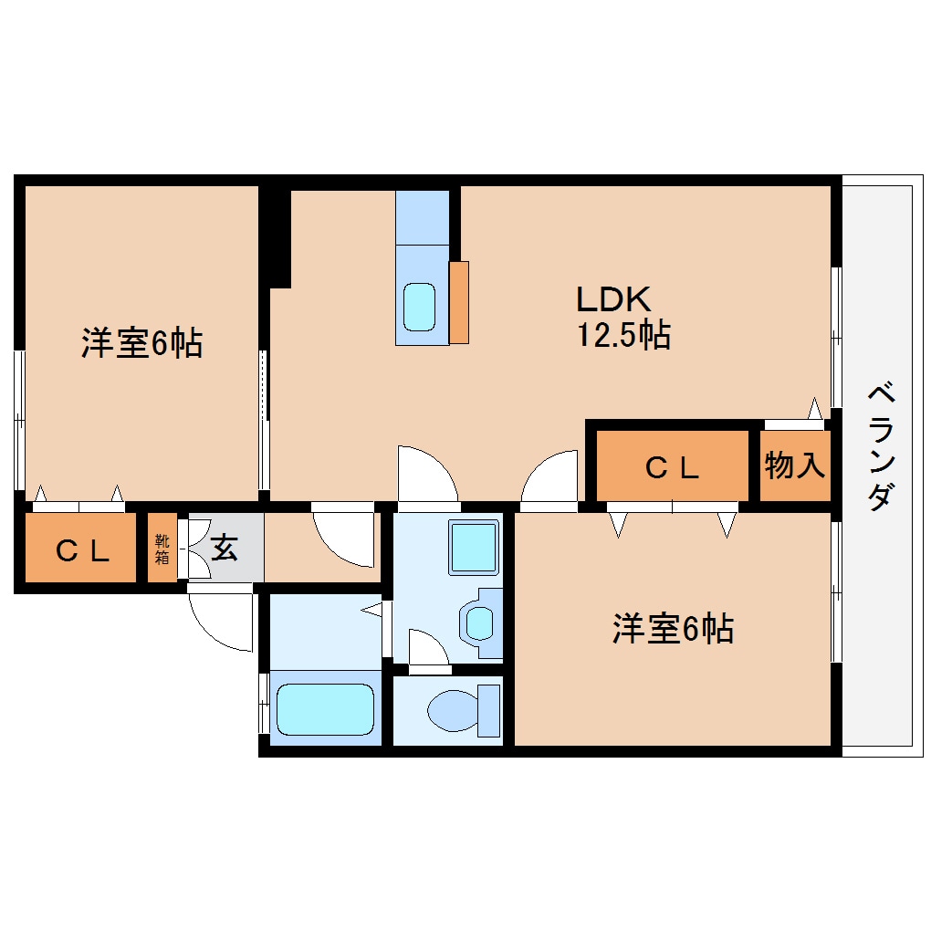 桜井駅 徒歩27分 2階の物件間取画像