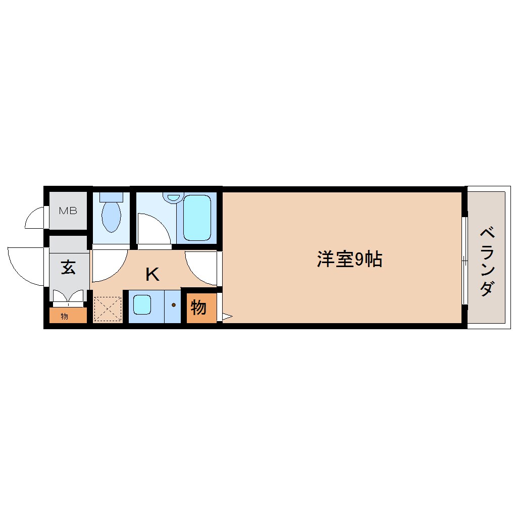 奈良県桜井市大字谷マンション 4階の物件間取画像