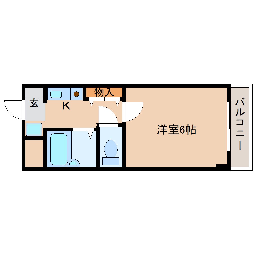天理駅 徒歩5分 2階の物件間取画像