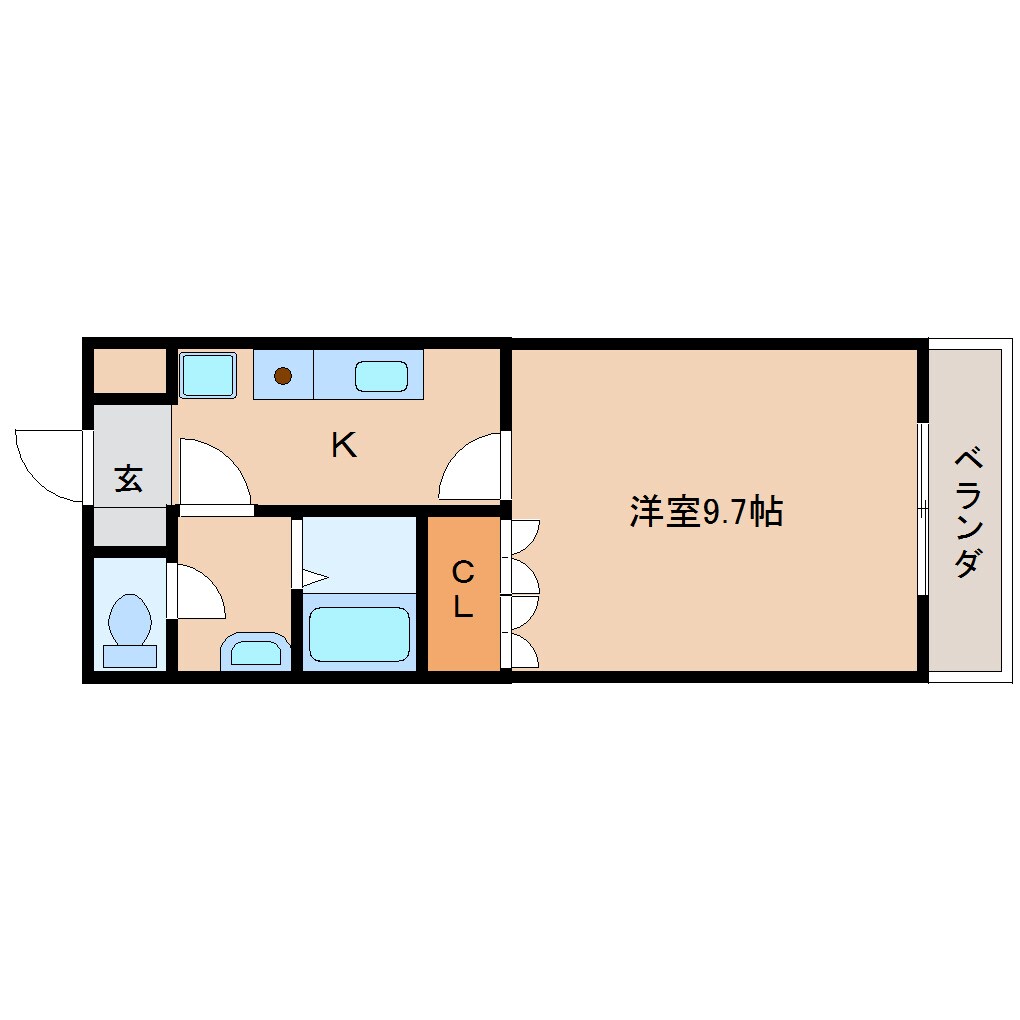 天理駅 バス10分  国道櫟本下車：停歩2分 1階の物件間取画像