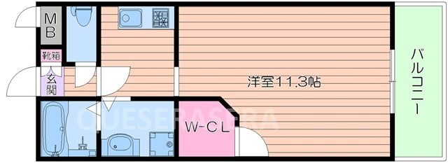 グレイスパルコートの物件間取画像