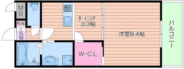 グレイスパルコートの物件間取画像