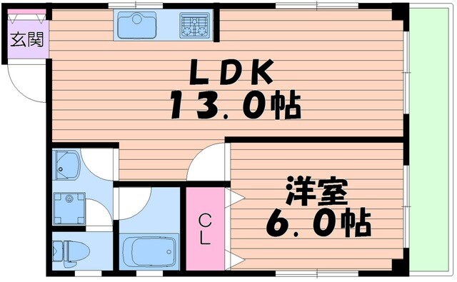 名和ビルの物件間取画像