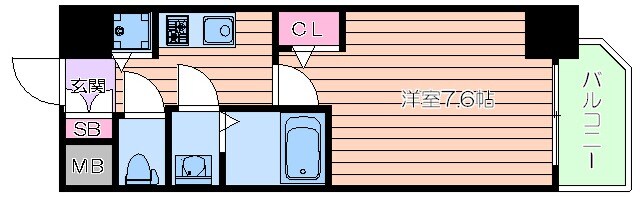 Ｓ－ＲＥＳＩＤＥＮＣＥ野江の物件間取画像