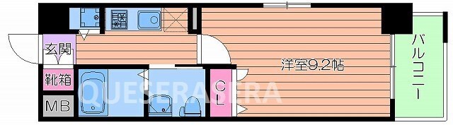 ルクレ京橋の物件間取画像