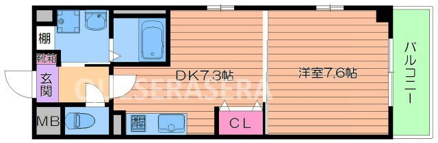 メゾンバイタルＤ棟の物件間取画像