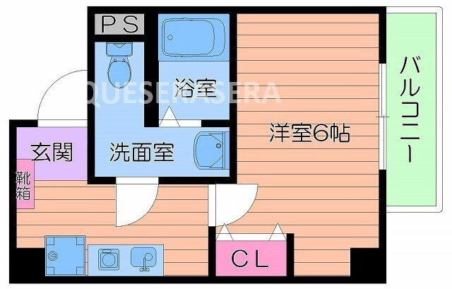 都島駅 徒歩5分 10階の物件間取画像