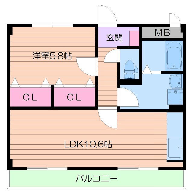 グランソレイユの物件間取画像