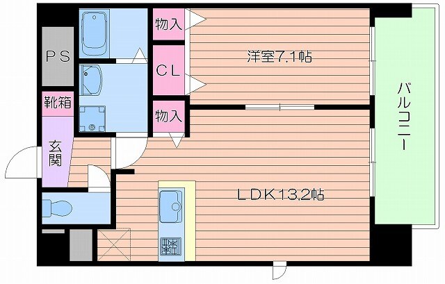 ラベニールの物件間取画像