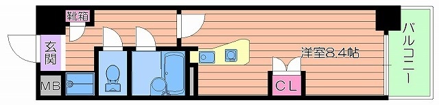 エスリード都島の物件間取画像