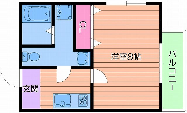 ドゥエリング太子橋の物件間取画像