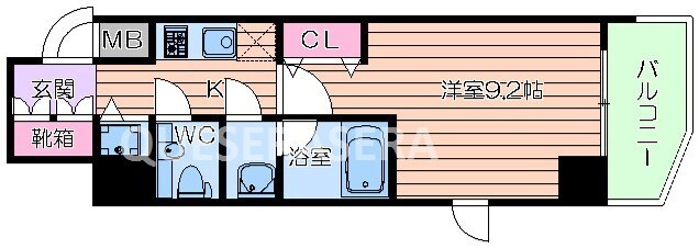 Fortuney大手前の物件間取画像