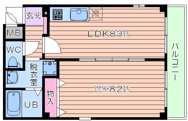サンセール・アヤの物件間取画像