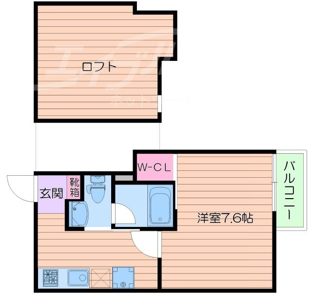 ジュブリーユ京橋の物件間取画像