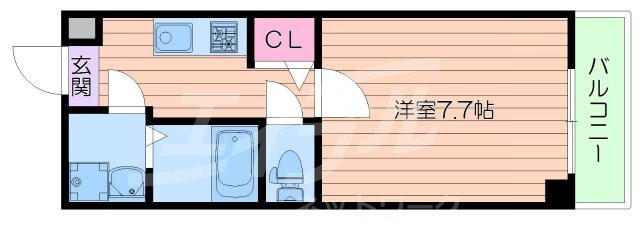 アンソレイユ京橋の物件間取画像