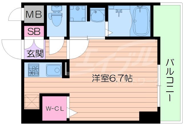 ララプレイス　ザ・京橋ステラの物件間取画像