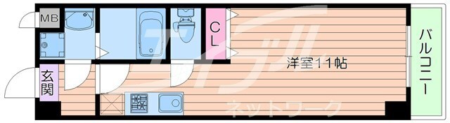 パーラム高殿の物件間取画像