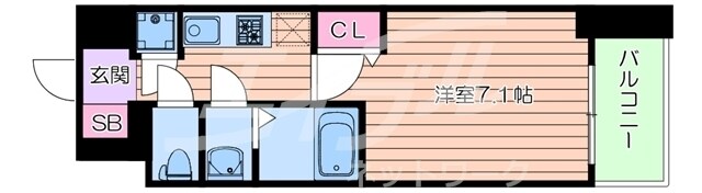 セレニテ京橋クレアの物件間取画像