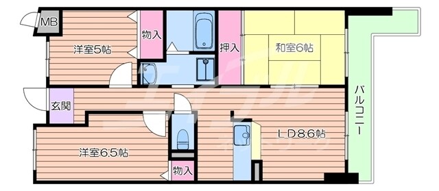 グランシャリオの物件間取画像