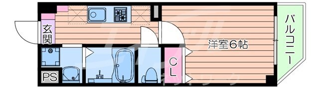 太子橋今市駅 徒歩1分 5階の物件間取画像