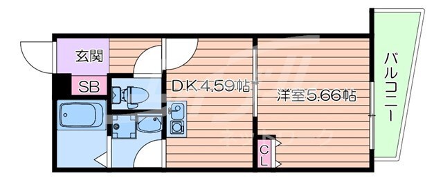 OneShine SKの物件間取画像