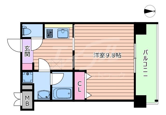 千林大宮駅 徒歩15分 7階の物件間取画像