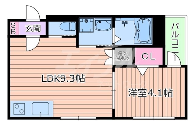 緑橋駅 徒歩12分 2階の物件間取画像