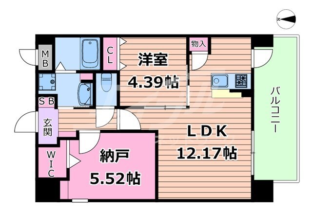 関目駅 徒歩6分 2階の物件間取画像