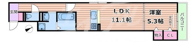 メゾン・ド・プレールの物件間取画像