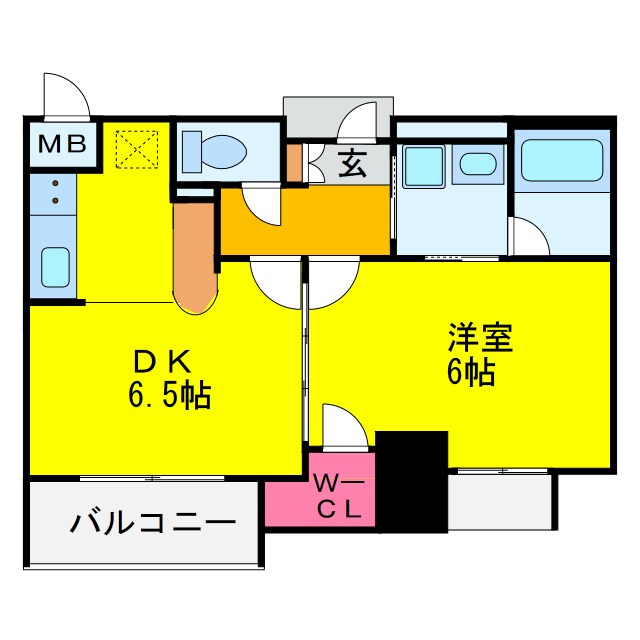 エステムプラザ梅田WESTの物件間取画像