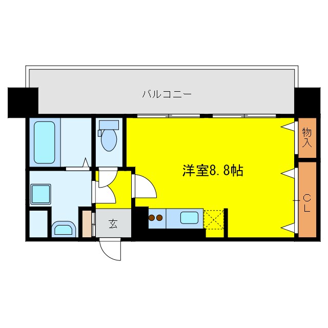 ＣＡＳＳＩＡ福島駅前の物件間取画像