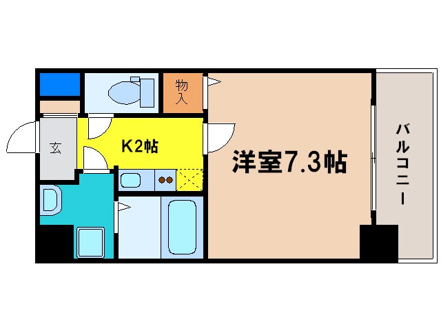 ＣＡＳＳＩＡ福島駅前の物件間取画像