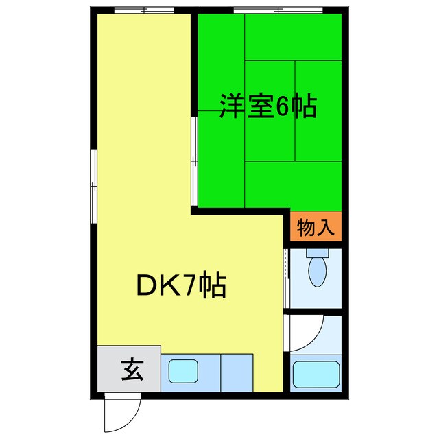 物件間取画像