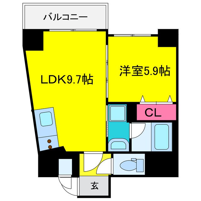 Ｄ－Ｒｅｓｔ　Ｎａｋａｎｏｓｈｉｍａの物件間取画像