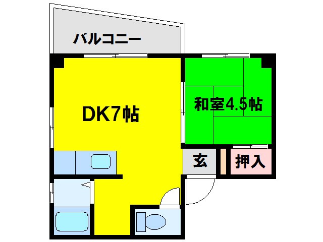 物件間取画像