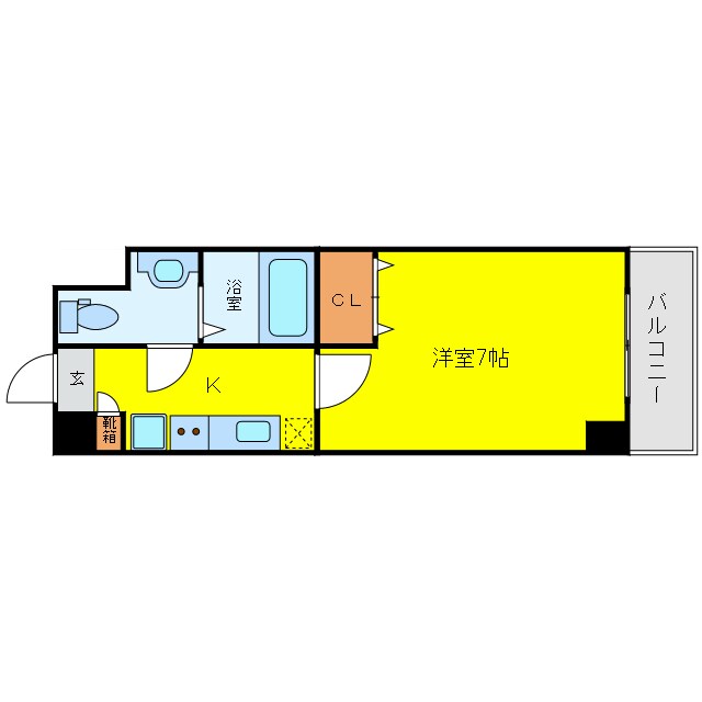 ラクラス福島野田の物件間取画像